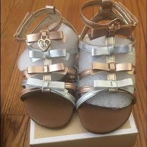 Michael Kota Metallic sandals